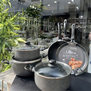 XXL-Сет тави и тенџериња гранит Chef Gusta