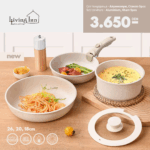 Сет тенџериња од алуминиум – 4 парчиња со магнетна рачка