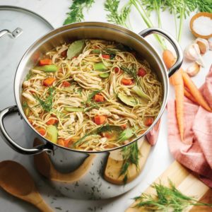 Ростфрајт Тенџере Со Стаклен Капак 30 цм 24л