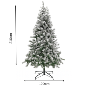 Alpine Frost Новогодишна Снежна Елка, 210cm
