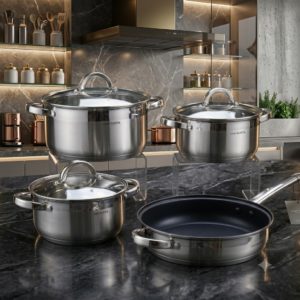 Chef Gusta Сет Тенеџериња и Тава Со Капак 8/1