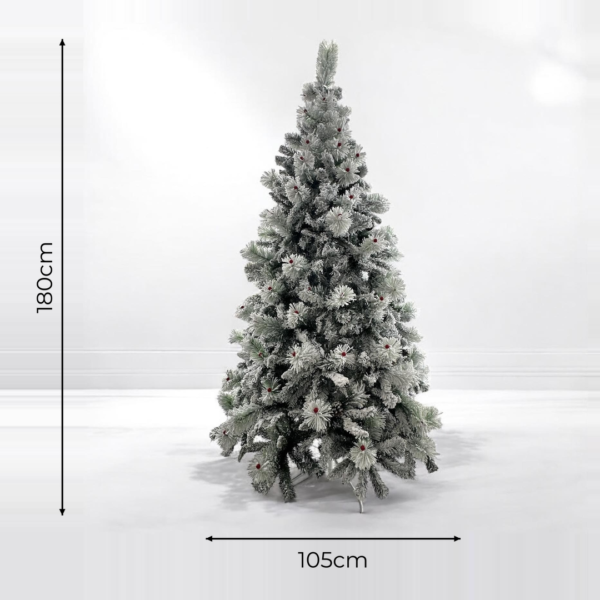 Rebecca Winter Wonderland Новогодишна Снежна Елка, 180cm