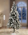Snow Pine Новогодишна Снежна Елка со шишарки, 150cm