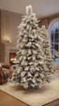 Snow Pine Новогодишна Снежна Елка со шишарки, 210cm