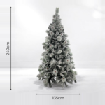 Rebecca Winter Wonderland Новогодишна Снежна Елка, 240cm