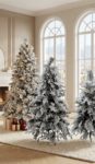 Snow Pine Новогодишна Снежна Елка со шишарки, 180cm