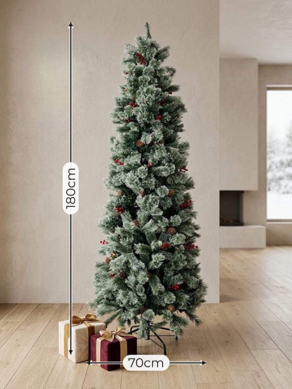 Ливинг Инн Holiday Heritage Новогодишна Елка со бобинки и шишарки, 180cm