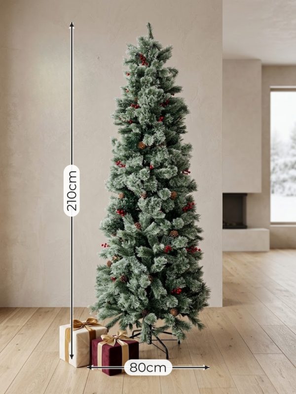 Ливинг Инн Holiday Heritage Новогодишна Елка со бобинки и шишарки, 210cm